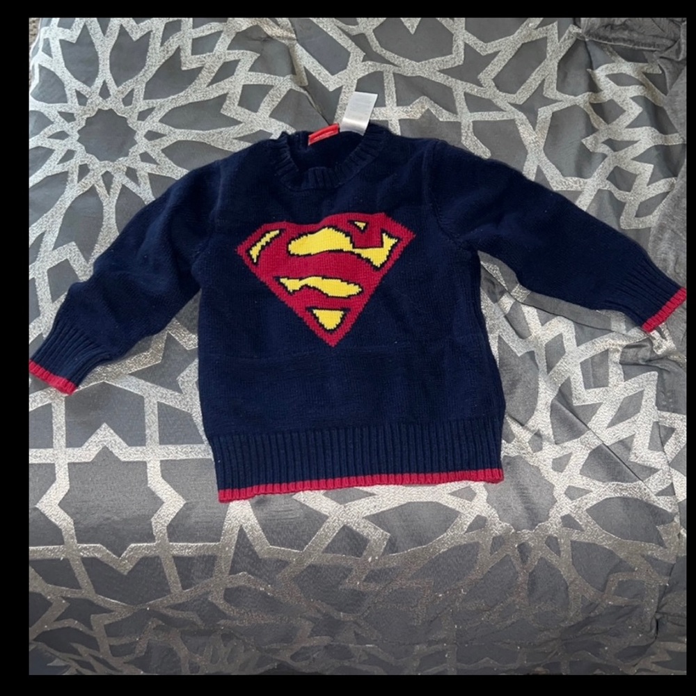 Toddler Superman sweater